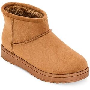 Women’s Slater Flat Heel Warm Cozy Stylish Winter Boots Booties Tan Size 10M NEW